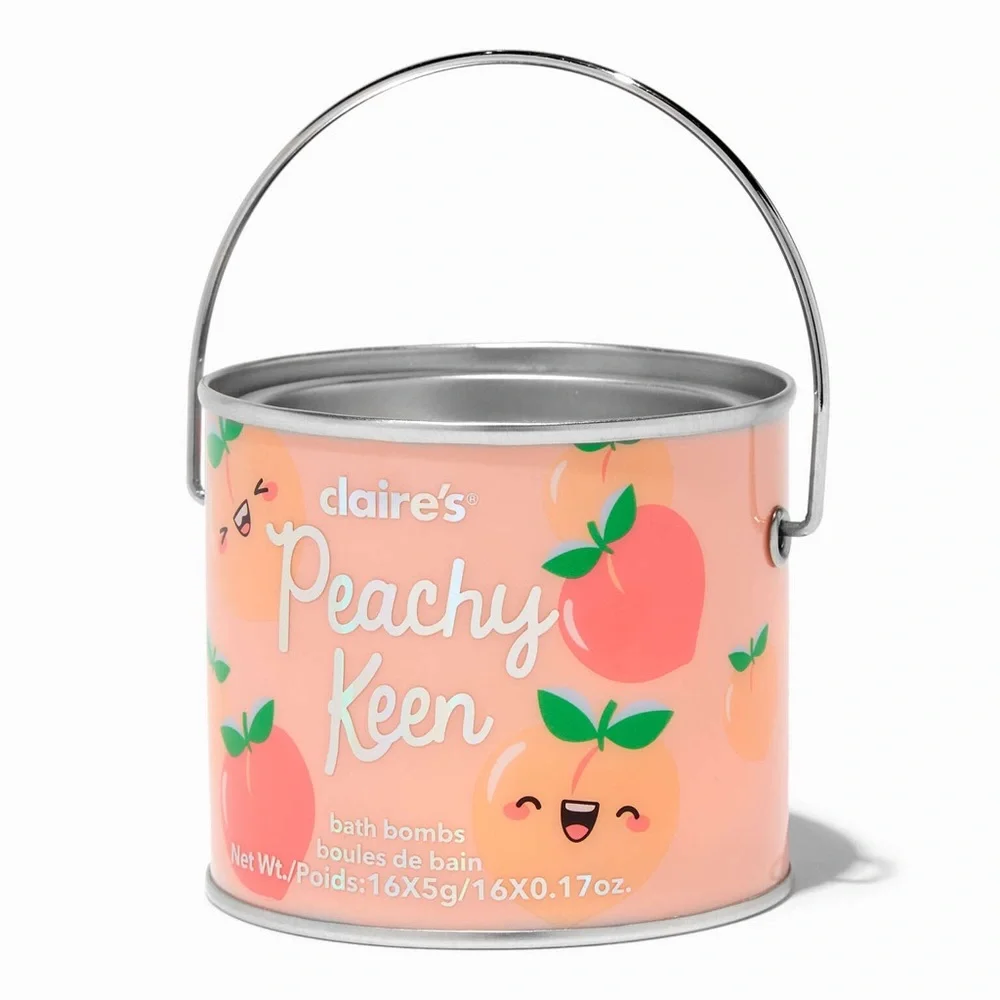 Peachy Keen Bath Bomb Set - 16 Pack Small NEW Claire’s